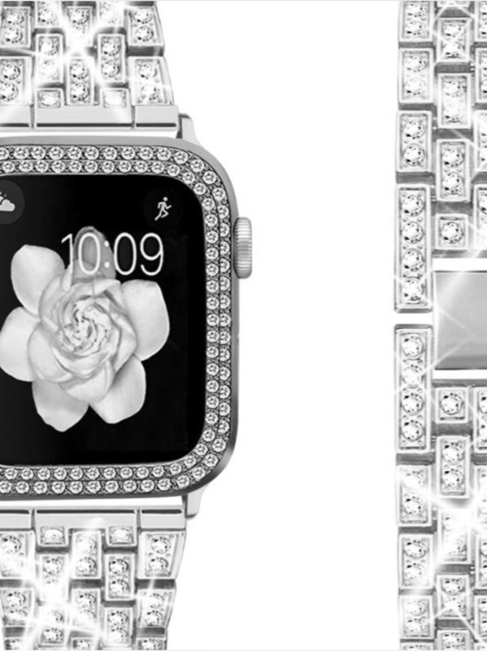 Smartwatch Band compatible w/ Apple Watch band 40mm Rhinestone #1